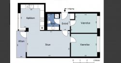 1194- Skøn rummelig 3 værelses lejlighed på Frederikssundsvej